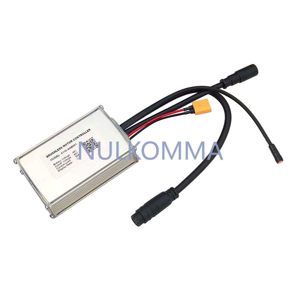 NULKOMMA Ebike Brushless Motor Controller 48V 20A Speed Controller X110-AAB001 J Agreement for Electric Bicycle Scooter Motorcycle