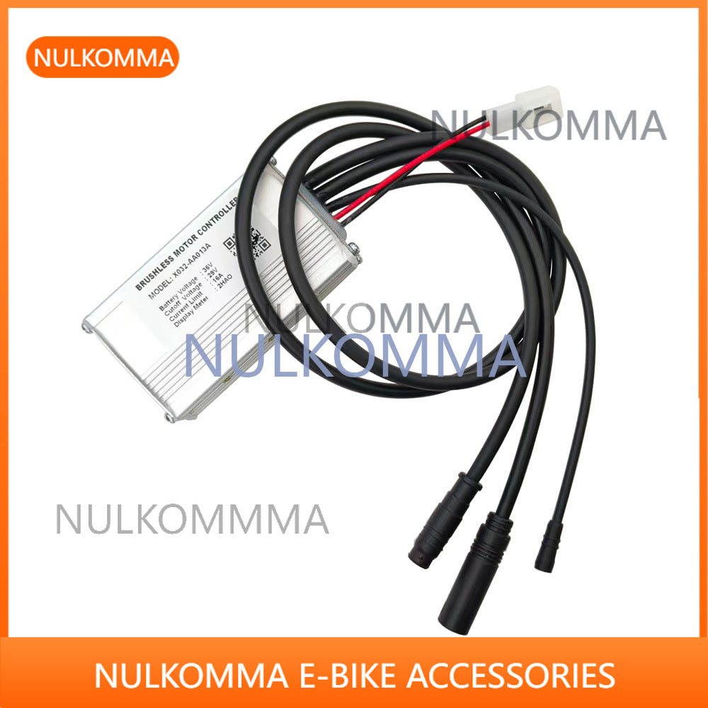 NULKOMMA Brushless Motor Controller 36V 16A Speed Regulator X032-AA013A Electric Bike Accessories Suitable for Electric Bikes Scooters