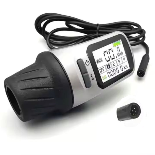 Ebike Intelligent XH18 LCD Display Meter for TONGSHENG Electric Bicycle Mid-Drive Motor TSDZ2 TSDZ3 System Control Panel Screen with Waterproof Connector