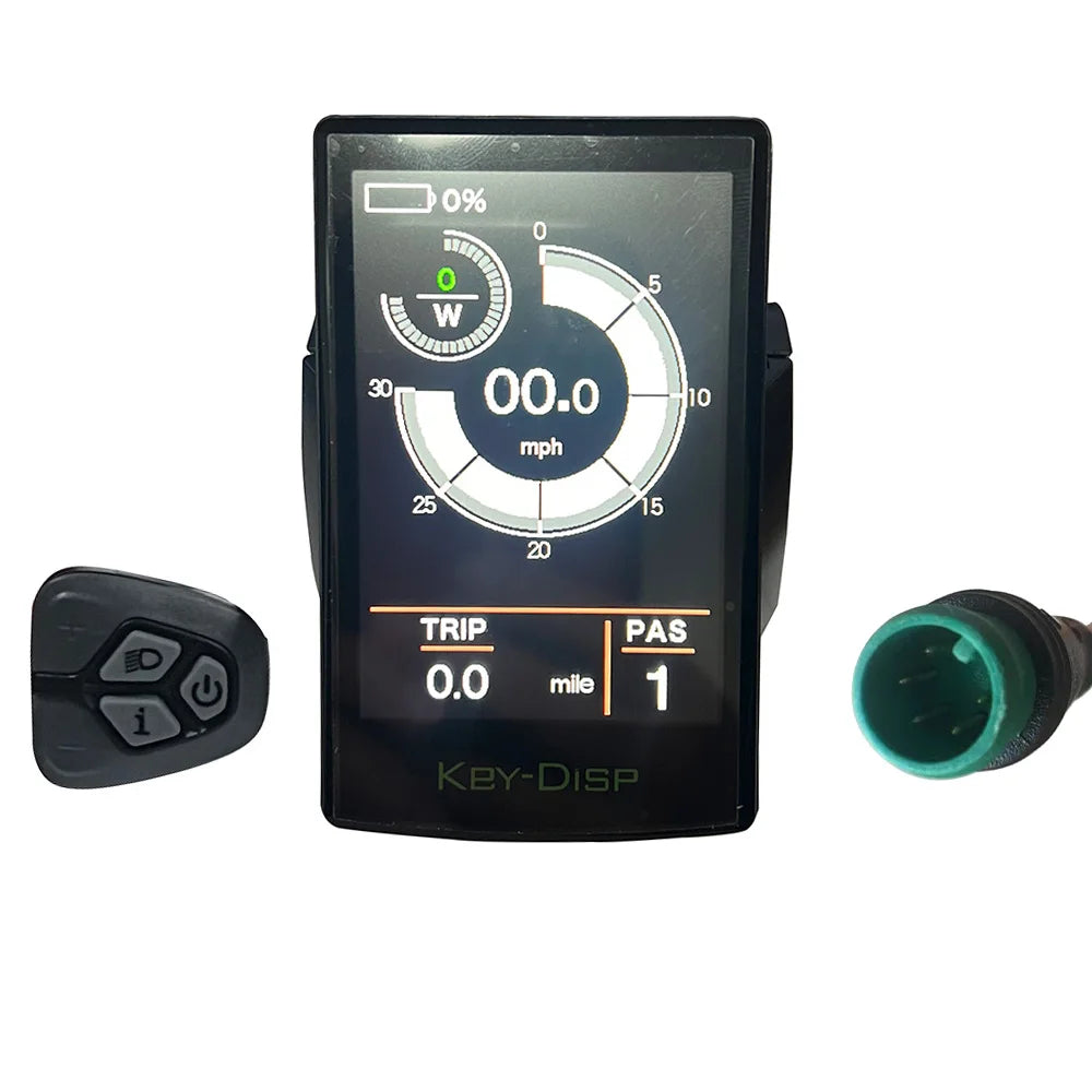 Nulkomma KD718 EBike LCD Display KEYDISP Electric Bike Accessories 24V 36V 48V Speed Control Panel Electric Mountain Bike Part E-Scooter