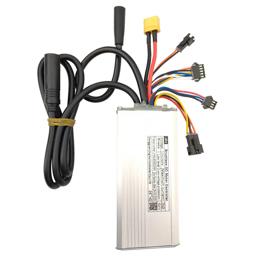 Nulkomma Ebike Motor Brushless Controller JH5AJ6339DZMN 52V Speed Controller For Electric Bicycle Scooters Fat Tire Bikes Mountain Bikes