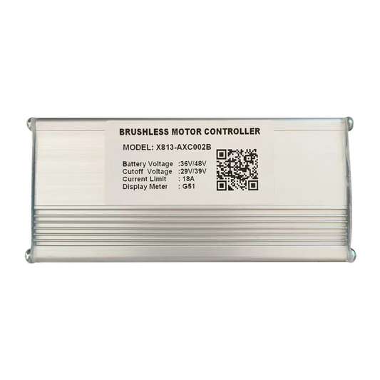 Nulkomma  Ebike Brushless Motor Controller X813-ACXC002B 36/48V 18A for G51 Protocol Display Electric Scooters MTB Speed Controller