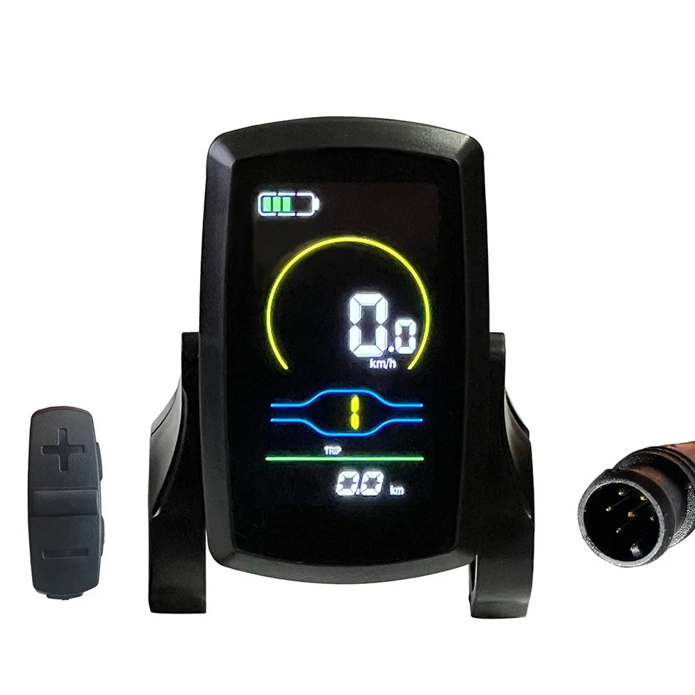 Nulkomma  YL80C EBike LCD Display 6 Pin waterproof connector Speed Controller Electric Bike Screen 36V 48V Bike Accessories Yolin Meter
