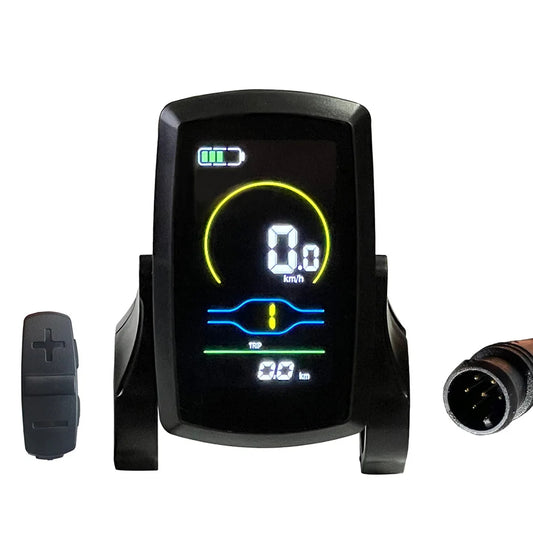 Nulkomma  YL80C EBike LCD Display 6 Pin waterproof connector Speed Controller Electric Bike Screen 36V 48V Bike Accessories Yolin Meter