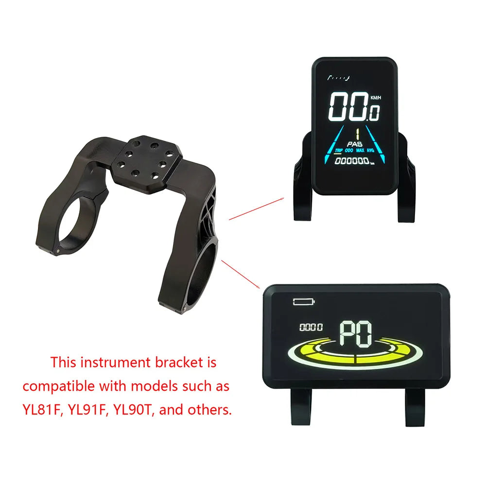 Nulkomma YL81F YL91F Display Screen Electric Bicycle Accessories Instrument Mount