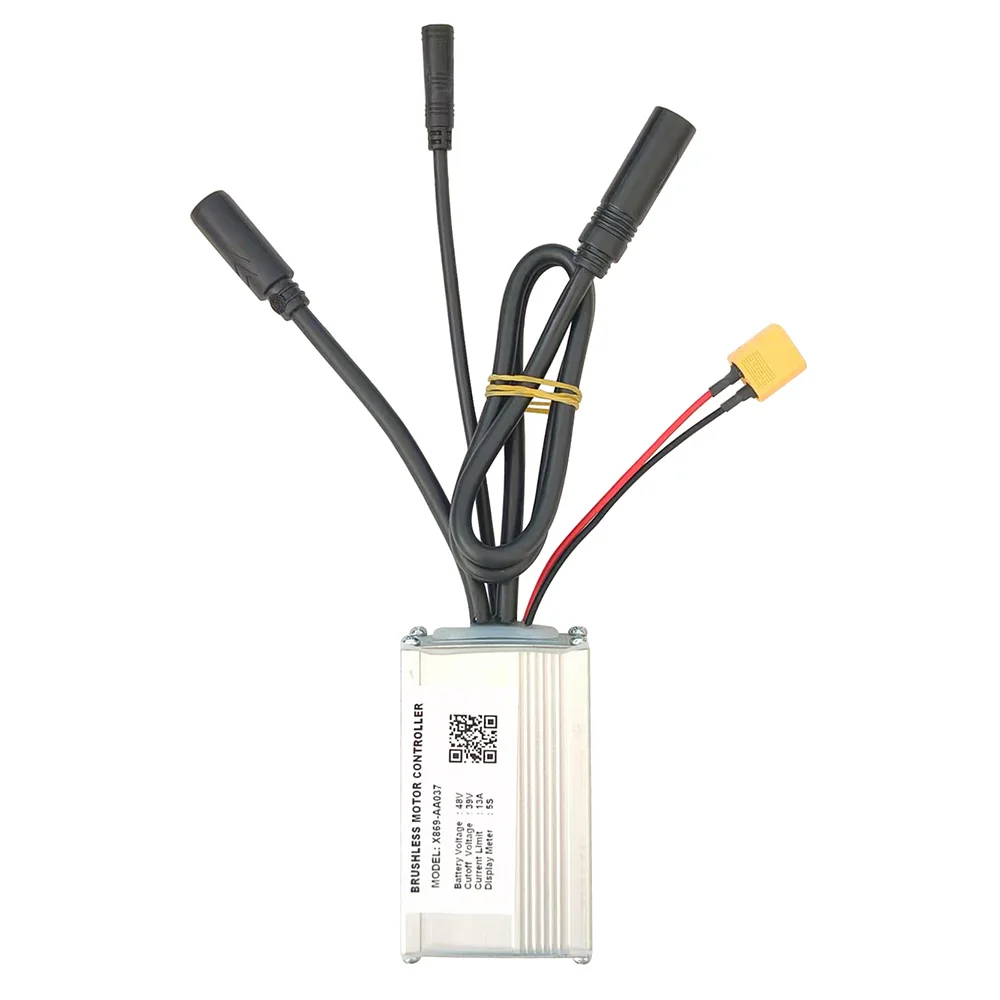 Nulkomma 48V 13A Brushless Motor Controller X869-AA037 Electric Bicycle Scooter Speed Controller with 5S Protocol Display
