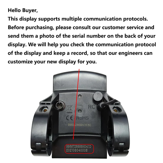 Nulkomma  Electric Bike Color LCD Display Screen Meter KD986 5pin Dual Drive 36V 48V Speed Controller Panel For Fat Bike MTB Speedometer