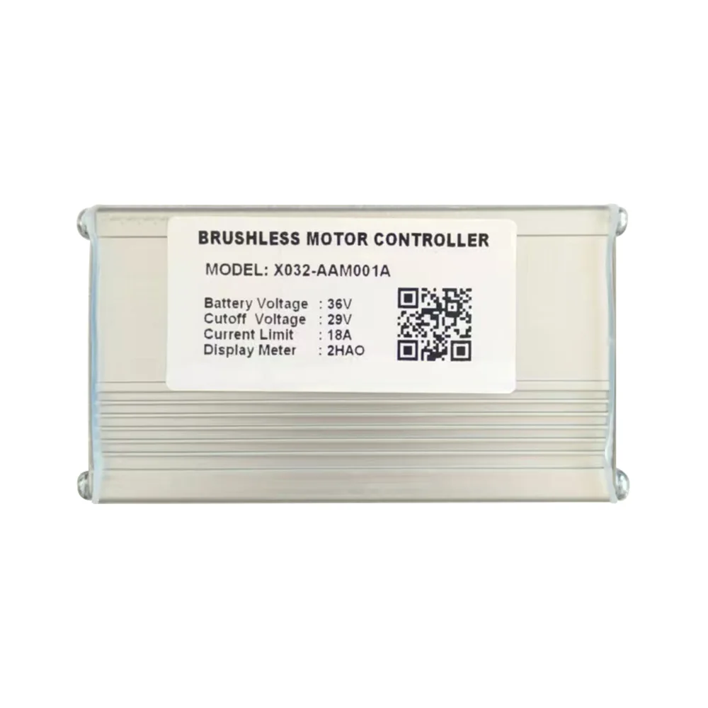 Nulkomma Electric Bike Brushless Motor Controller X032-AAM001A 36V 18A for 2HAO Protocol Display Electric Scooters MTB Speed Controller