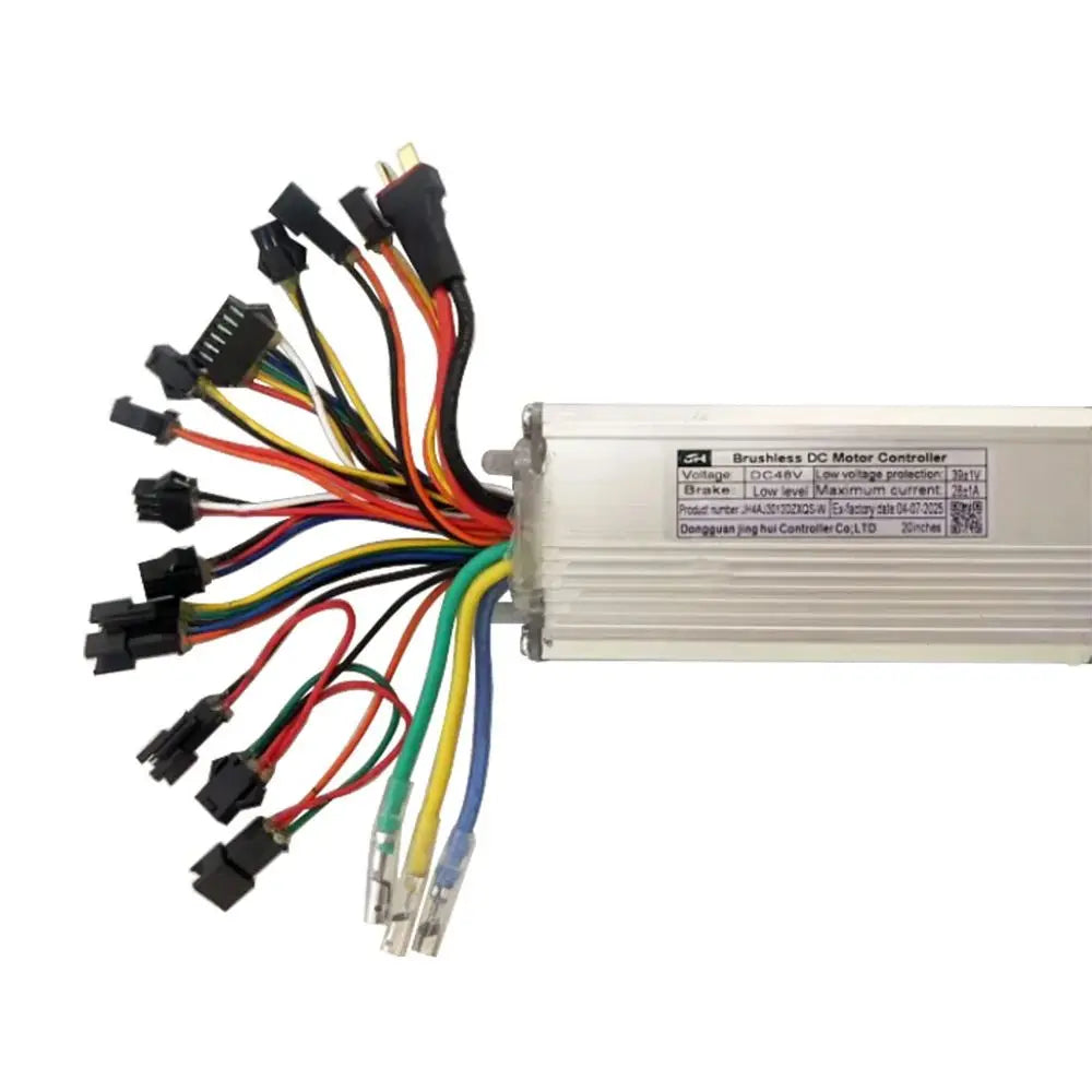 Nulkomma 48V 28A Brushless Motor Speed Controller Suitable for Screen KDS E-bike Accessories Ebike Speed Controller