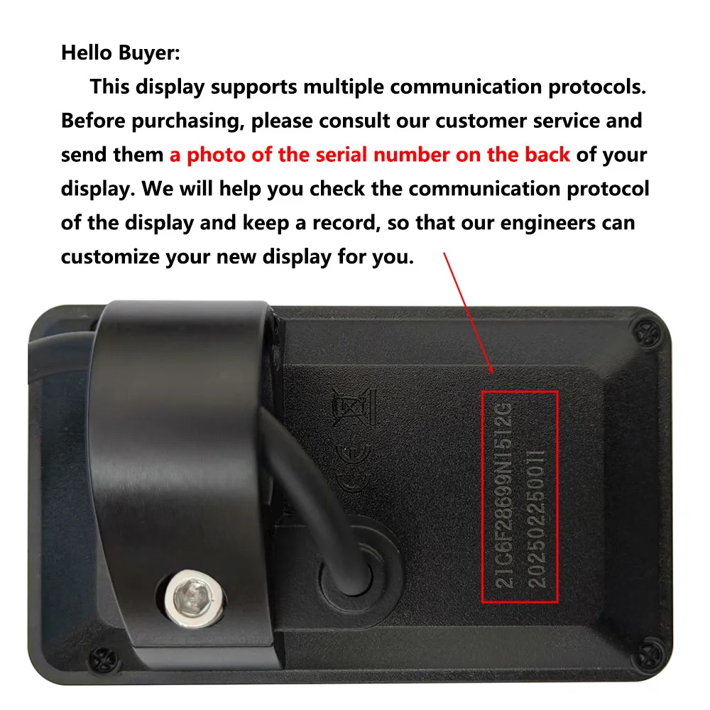 Nulkomma  Electric Bike KD21C LCD Display Screen Meter KEY DISP 5pin Male Plug 24V 36V 48V 52V Speed Controller Panel For Ebike MTB UART
