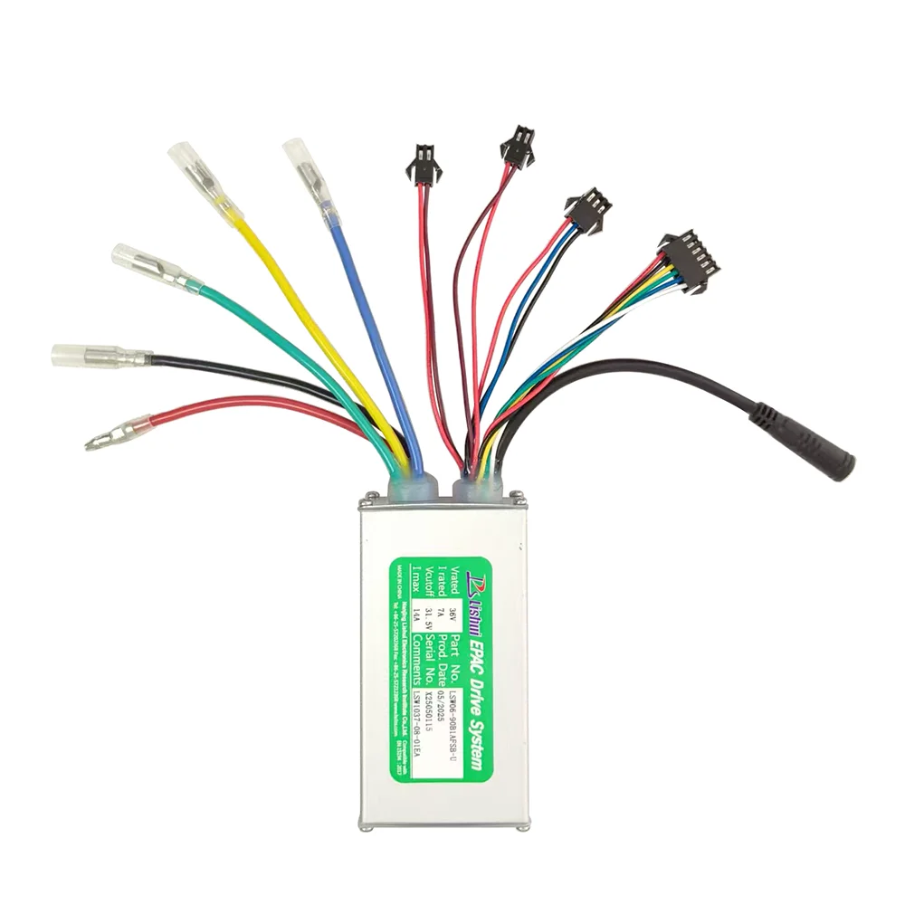 Nulkomma LSW06-90B1AFSB-U 36V 14A Brushless Motor Controller Speed Parts for Electric Scooters MTB Ebike Accessories Speed Controller