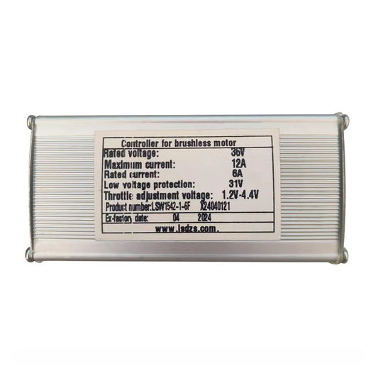 Nulkomma LSW1542-1-6F 36V 12A Electric Bike Brushless Motor Controller for Electric Scooters MTB Accessories Speed Controller Speed Parts