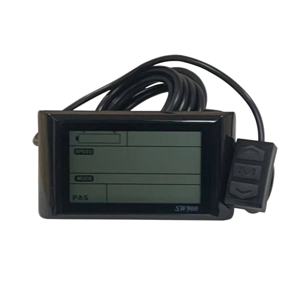 Nulkomma SW900 EBike LCD Display Conversion Kit Electric Bike Accessories Bicycle 24V 36V 48V for JN Controller SM Plug