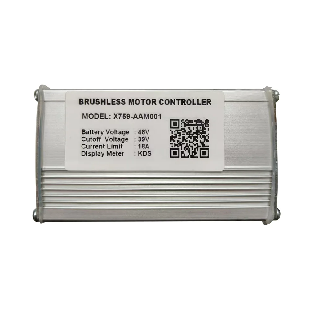 Nulkomma  Electric Bicycle Brushless Motor Controller X759-AAM001 KDS Protocol 48V 18A for Electric Scooters MTB Fat Bikes Accessories