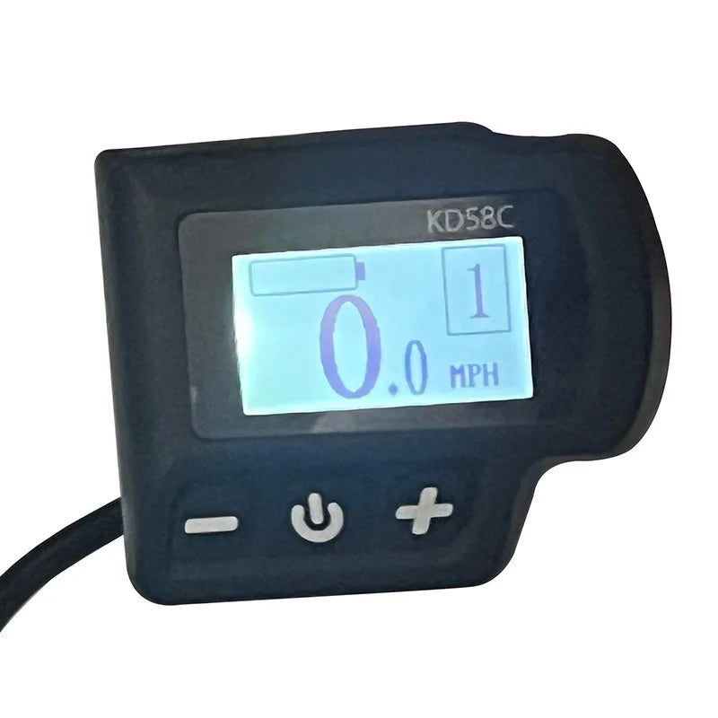 Nulkomma KD58C EBike LCD Display KEYDISP Electric Bike Accessories 48V Speed Control Panel Electric Mountain Bike Part E-Scooter