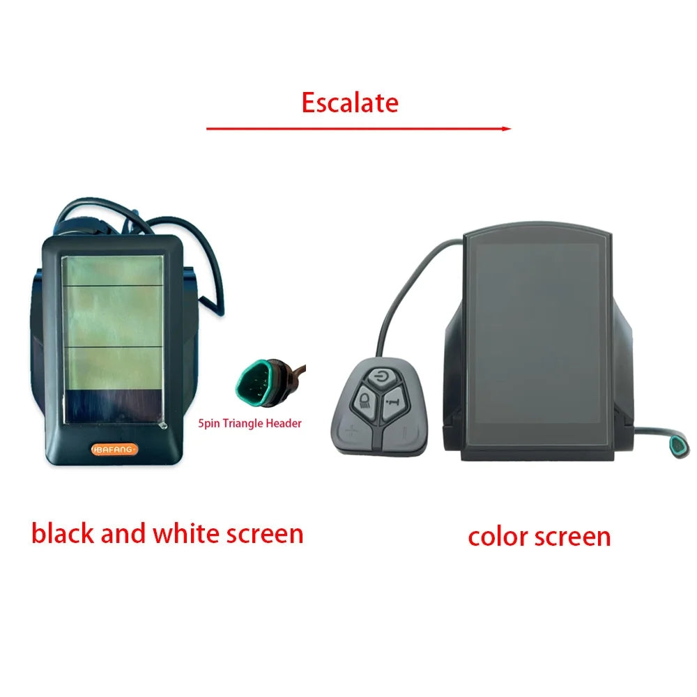 Nulkomma Ebike Display Screen Meter Speed Controller Conversion Kits DPC10 Escalate KD986 36V 48V for Electric Bicycle MTB Accessories