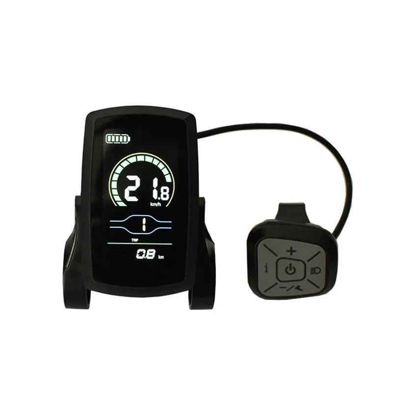 Nulkomma YL80C LCD Display Yolin Bike Accessories Speed Control Panel 36V 48V E-bike Instrument Electric Bike Controller for MTB