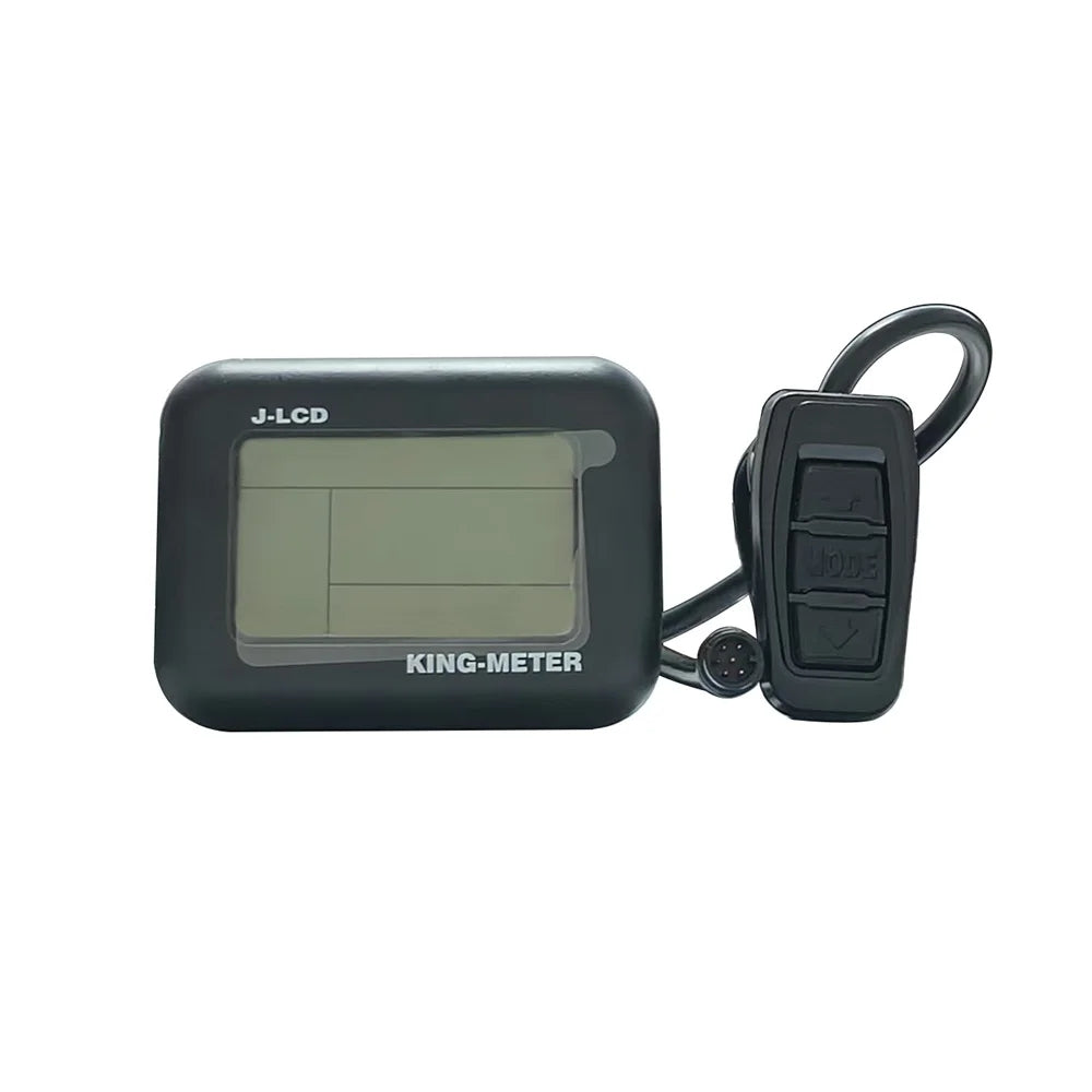 Nulkomma LCD Display Meter KING-MEYER J-LCD 6-Pin 36V 48V E-Bike Accessories For Mountain Bikes E-Scooters Speed Control Panel