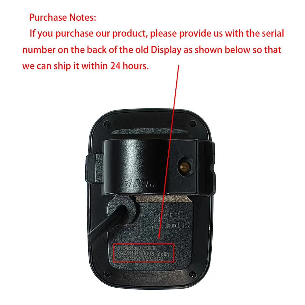 Nulkomma  Electric Bicycle LCD Display YL81C 5Hole Female 36V 48V Speed Controller For MTB Electric Scooter Engwe Bike Accessories