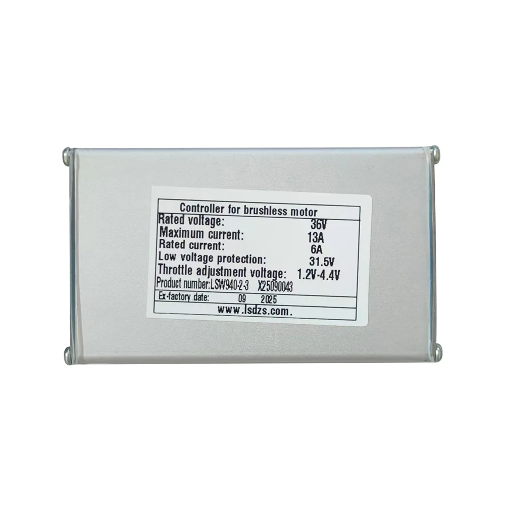 Nulkomma Ebike Brushless Motor Controller LSW940-2-3 36V 6A for Electric Scooters Fat Bike MTB Accessories Speed Controller