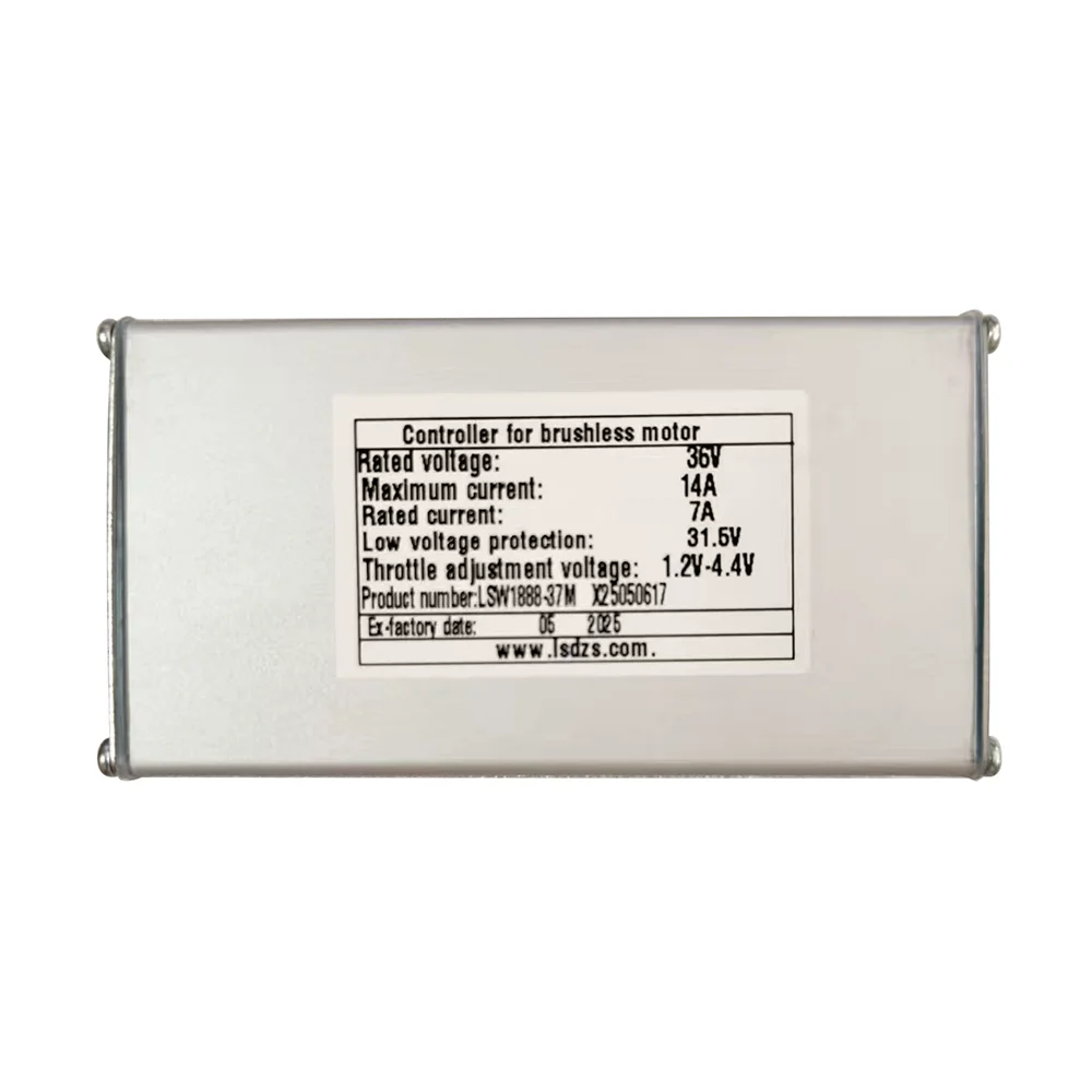 Nulkomma E-bike DC Brushless Motor Controller LSW1888-37M 36V 14A for Electric Scooters Speed Parts MTB Accessories Speed Controller