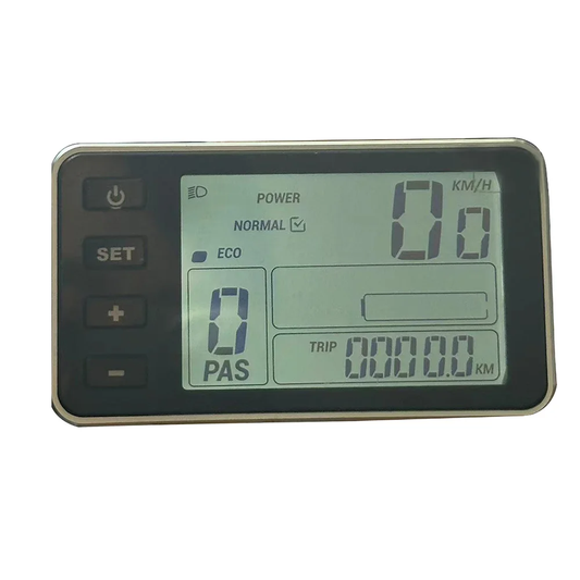 Nulkomma Ebike LCD Display Screen Meter Speed Controller C500B UART/CAN 36V 48V For MTB Electric Bicycle Modified Accessories