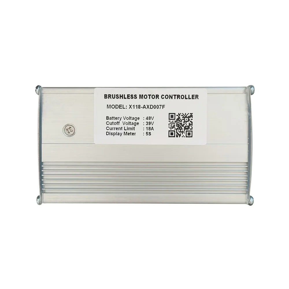 Nulkomma Ebike Brushless Motor Controller X118-AXD007F 48V 18A for 5S Protocol Display Electric Scooters MTB Fat Bikes Accessories