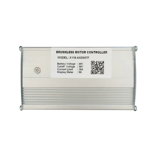 Nulkomma Ebike Brushless Motor Controller X118-AXD007F 48V 18A for 5S Protocol Display Electric Scooters MTB Fat Bikes Accessories