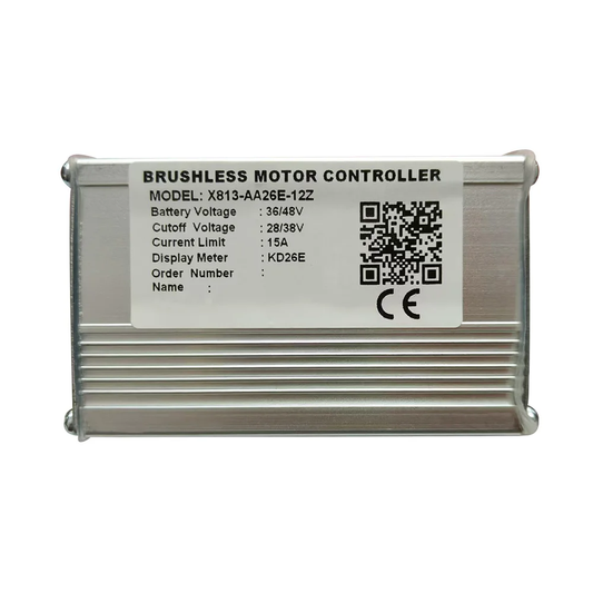 Nulkomma 36V 48V Ebike Brushless Motor Controller X813-AA26E-12Z 15A for KD26E Protocols Electric Scooters MTB Fat Bikes Accessories
