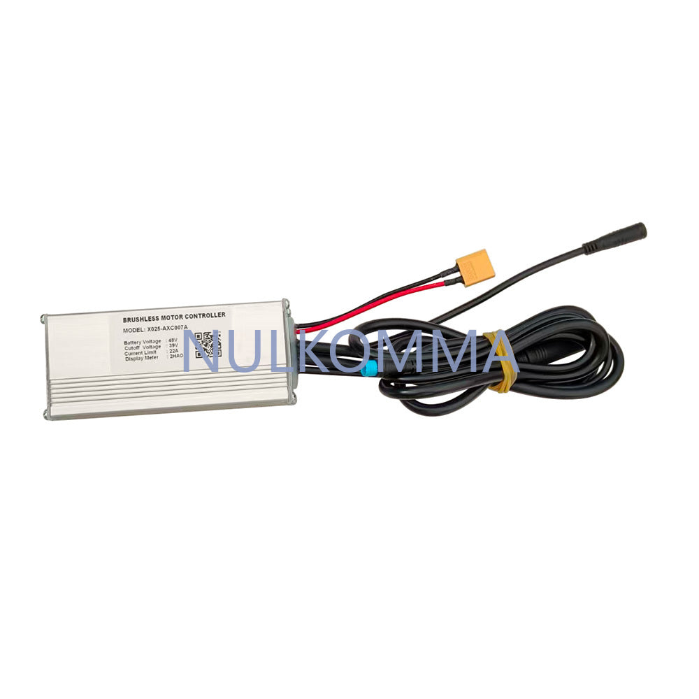 NULKOMMA Ebike Brushless Motor Controller 48V 22A Speed Controller for 2HAO General X025-AXC007A for Electric Bicycle Scooter Motorcycle