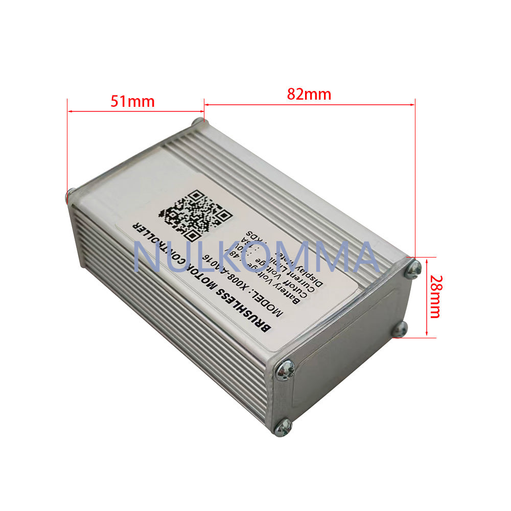 NULKOMMA Ebike Brushless Motor Controller 48V 16A Speed Controller X008-AA016 KDS for Electric Bicycle Scooter Motorcycle