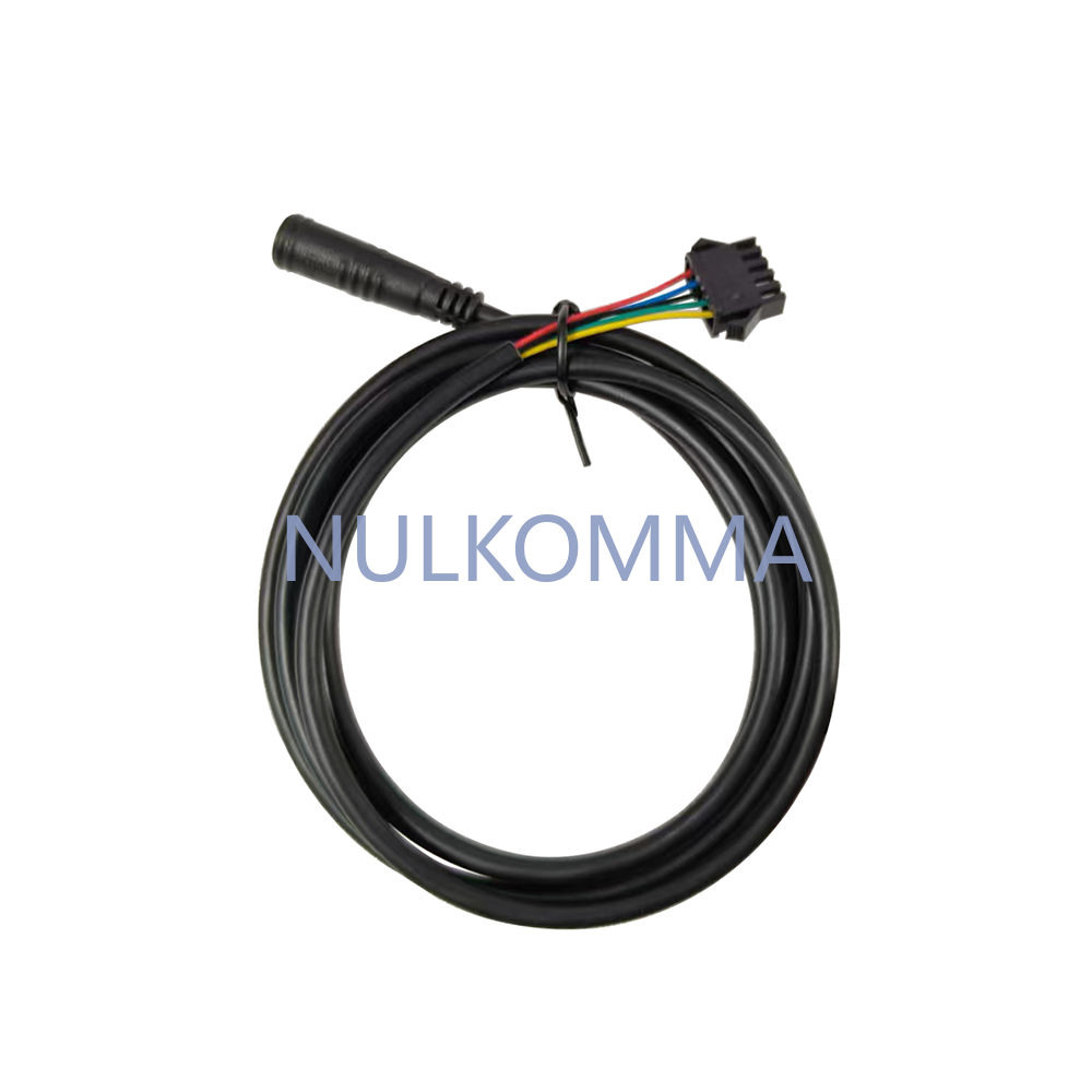 NULKOMMA EBike Display Adapter Cable 5hole Waterproof Connector Display Extension Cable for YL80C YL81F YL91F KD718 KD986 Display