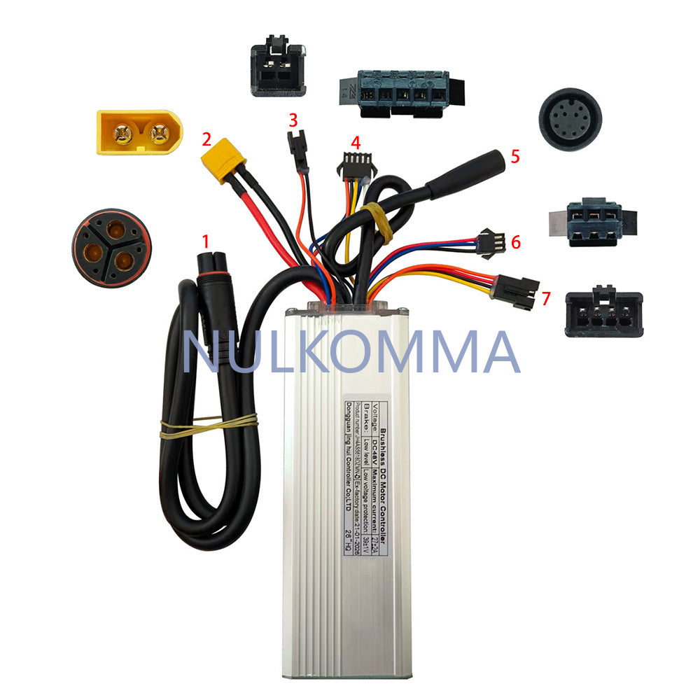 NULKOMMA Customized Ebike Motor Brushless Controller JH4AS5618DZMN-D Speed Controller For Electric Bicycle Scooters Fat Tire Bikes