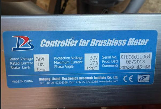 NULKOMMA LSW999-45-4M Brushless Motor Controller 36V17A Ebike Controller