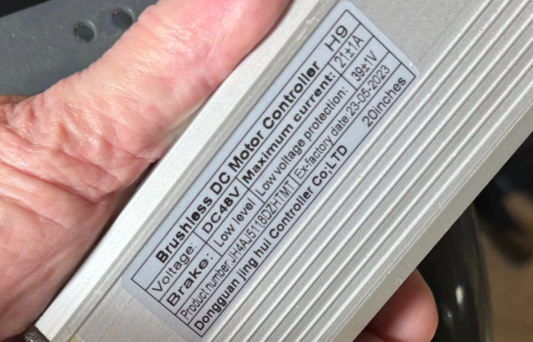 Nulkomma JH4AJ5118DZHTMT Ebike Controller 48V 21A Brushless Motor Controller