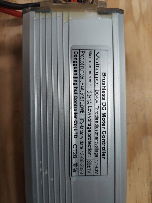 Nulkomma JH4AJ5191DZWBT Brushless Motor Controller 48V 20A Ebike Controller