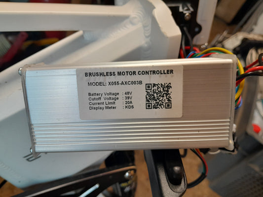 Nulkomma X055-AXC003B Brushless Motor Controller 48V 20A Ebike Controller for KDS Display Meter