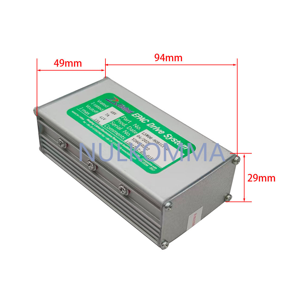 Ebike Brushless Motor Controller LSW1247-07-01E 48V Suitable for Electric Bicycles Scooters Fat-Tire Bikes Speed Controller