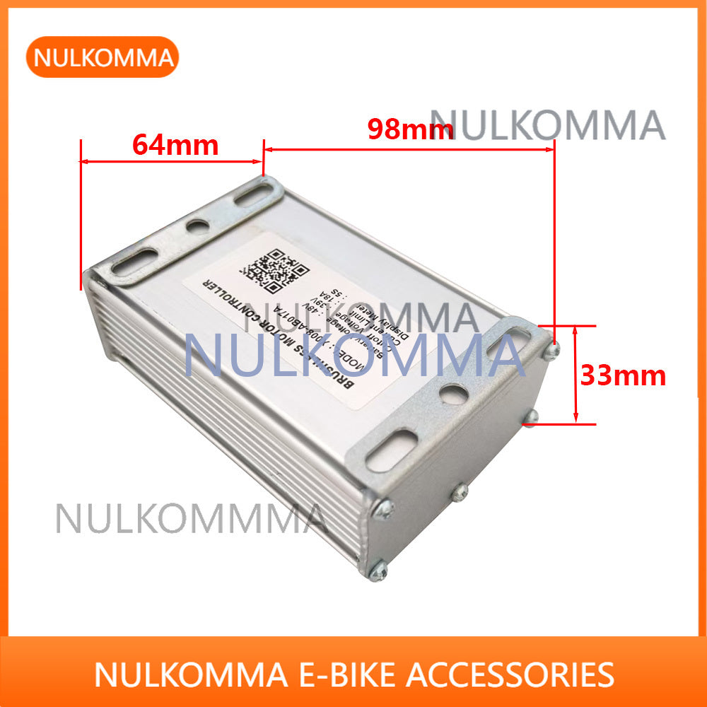 NULKOMMA Ebike Brushless Motor Controller 48V 18A Speed Controller for 5S General X008-AB017A for Electric Bicycle Scooter Motorcycle