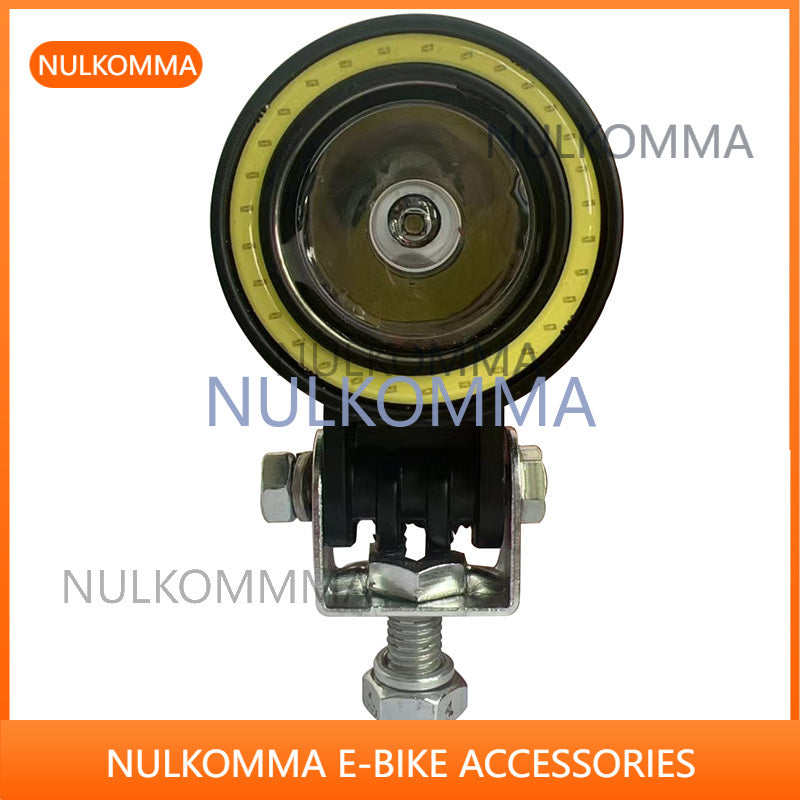 NULKOMMA Ebike LED Light Electric Bike Headlight Kit Front Rear Lamp Motorcycles Accessories Universal 36V 48V 52V 72V 80V