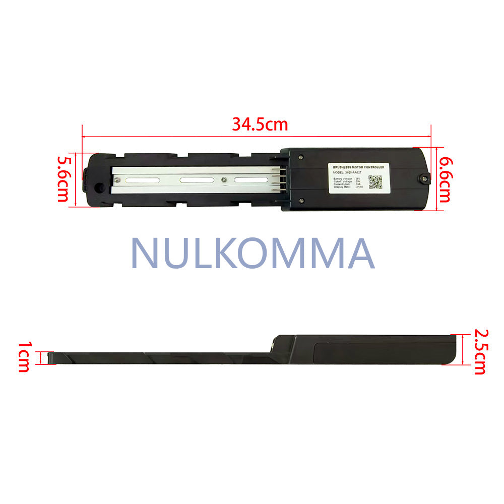Ebike Brushless Motor Controller 36V 16A Speed Controller X025-AA027 2HAO for Electric Bicycle Scooter Motorcycle