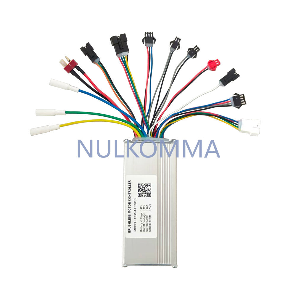 NULKOMMA Ebike Brushless Motor Controller 48 20A Speed Controller X055-AXC003B KDS for Electric Bicycle Scooter Motorcycle