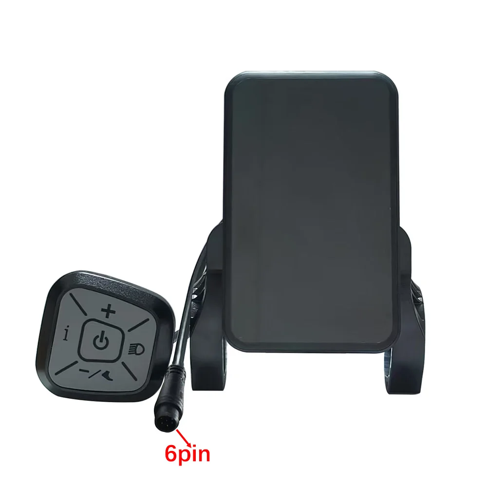 Nulkomma EBike Display Screen Meter Speed Control Panel YL81F 6Pin 36V 48V 52V Speedometer for Electric Bicycle Accessories