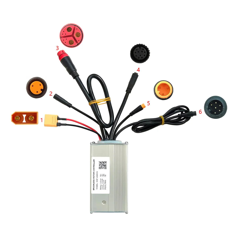 Nulkomma X087-AXD010 Electric Bicycle MTB Scooter 52V Controller Brushless Motor EBIKE Modified Parts 5S Communication Protocol