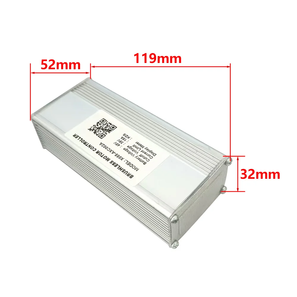 Nulkomma 48V 18A Brushless Motor Controller X055-AXC002A Electric Bicycle Scooter Speed Controller with KDS Protocol Display