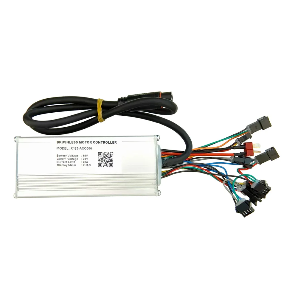 Nulkomma Electric Bike Brushless Motor Controller X123-AXC006 48V 20A for 2HAO Protocol Display Electric Scooters MTB Speed Controller