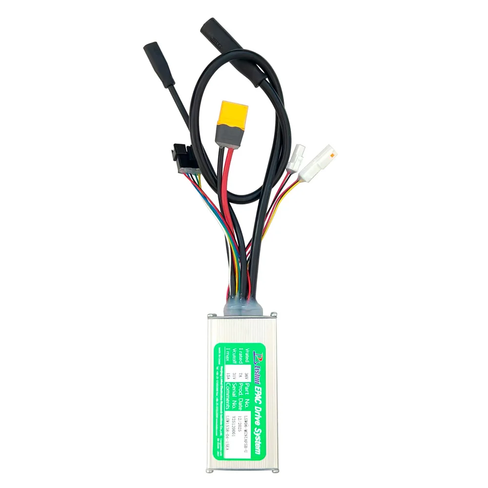 Nulkomma Electric Bicycle Brushless Motor Controller LSW06-MINIAFSB-U 36V 15A for Electric Scooters Fat Bike MTB Ebike Speed Controller