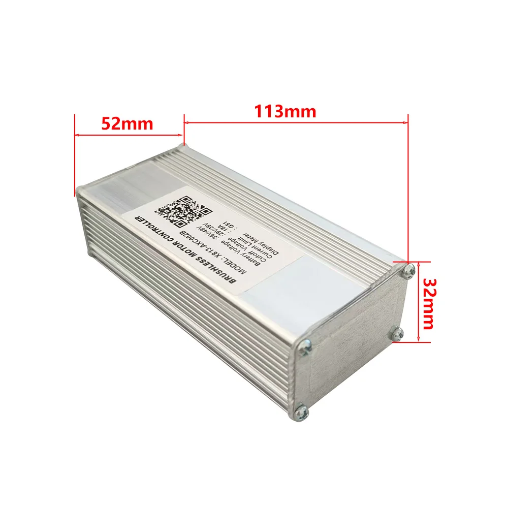 Nulkomma  Ebike Brushless Motor Controller X813-ACXC002B 36/48V 18A for G51 Protocol Display Electric Scooters MTB Speed Controller