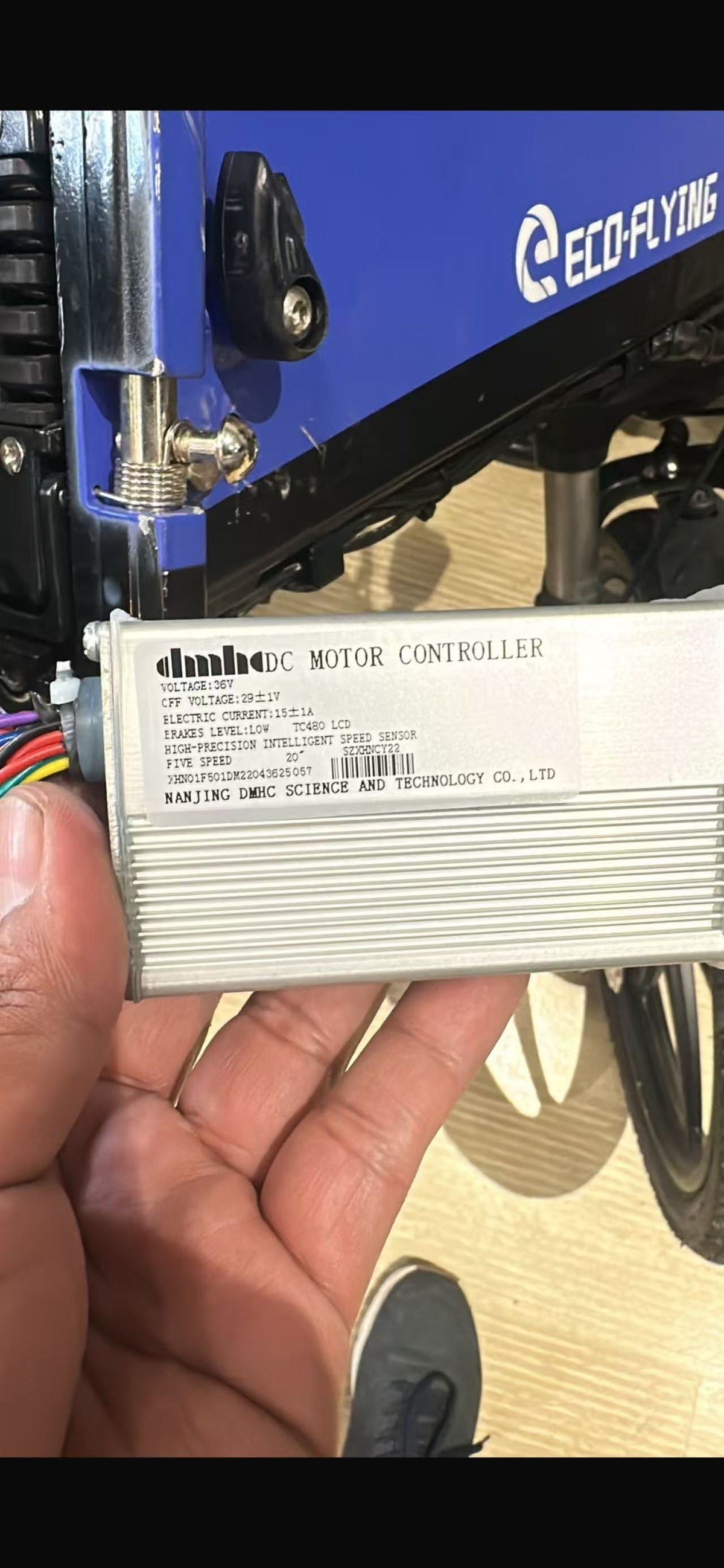 NULKOMMA  36V 15A Ebike Brushless DC Motor Controller + TC480 LCD Display SZXHNCY22