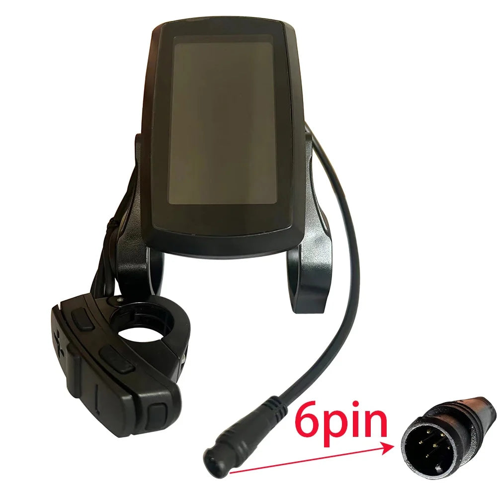 Nulkomma  YL80C EBike LCD Display 6 Pin waterproof connector Speed Controller Electric Bike Screen 36V 48V Bike Accessories Yolin Meter